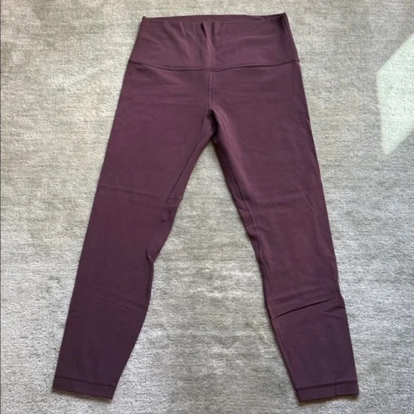 Lululemon Wunder Under High-Rise Leggings – Size 10 – Aubergine / Plum Purple - Picture 1 of 4